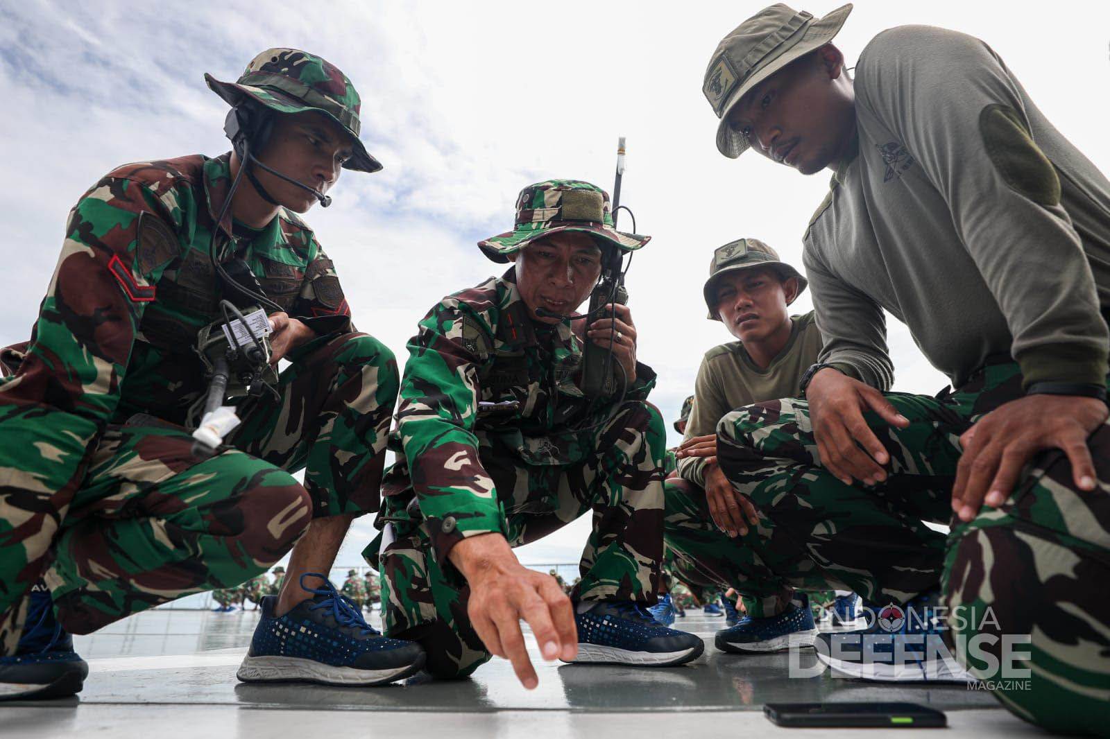 Marinir TNI AL Lakukan Persiapan Jelang Puncak Latgabma Ausindo AAJEK