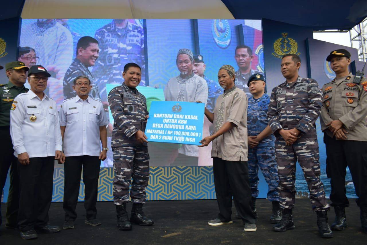 Bangun Ketahanan Masyarakat Pesisir Tni Al Bangun Kampung Bahari