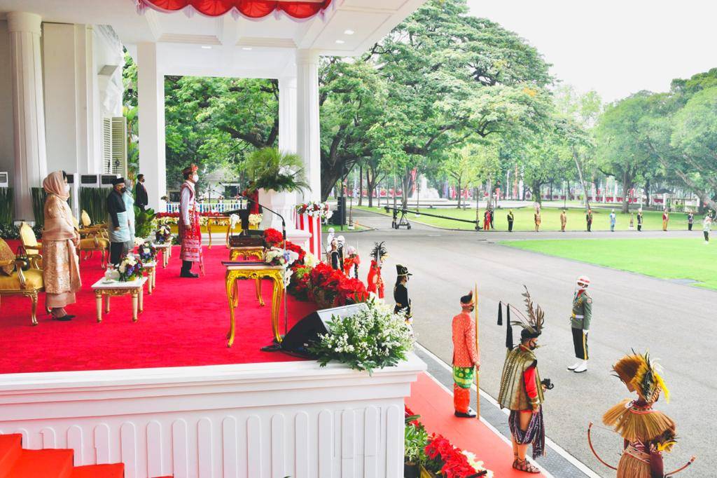 Panglima TNI Hadiri Upacara HUT Ke-75 Kemerdekaan RI di Istana Negara