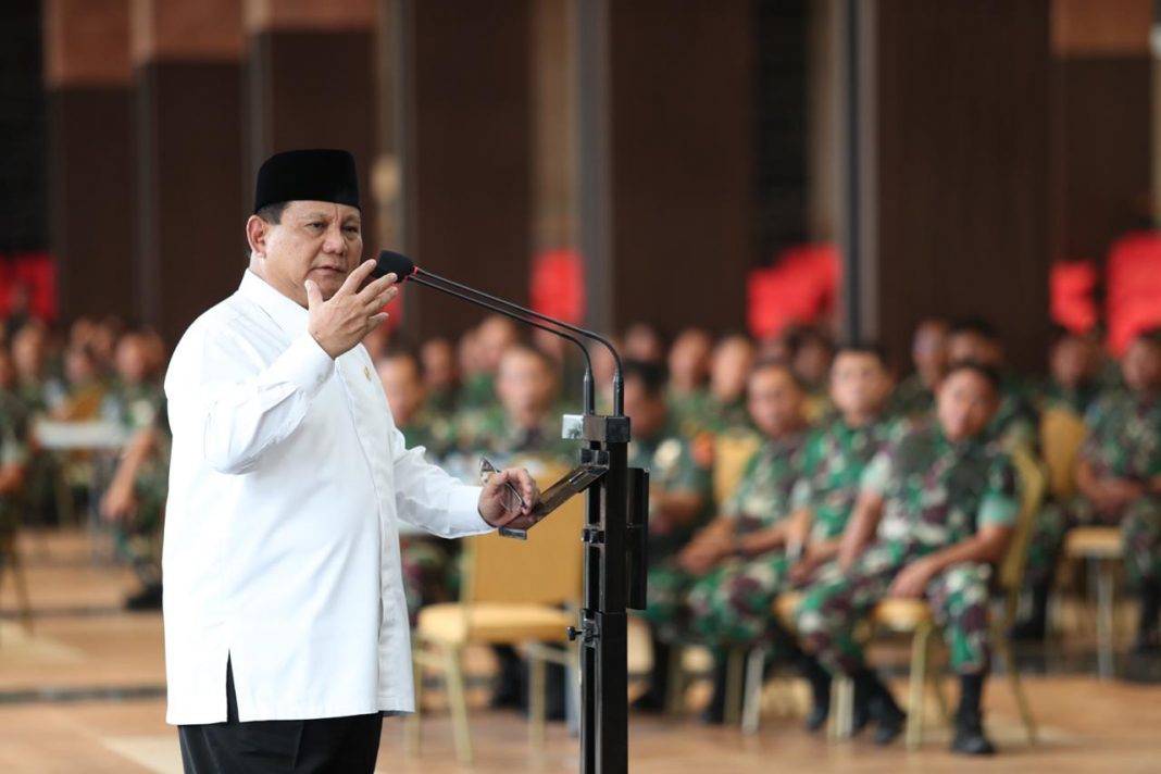 Penuhi Janji, Prabowo Pastikan Tunjangan kinerja TNI Naik 80%