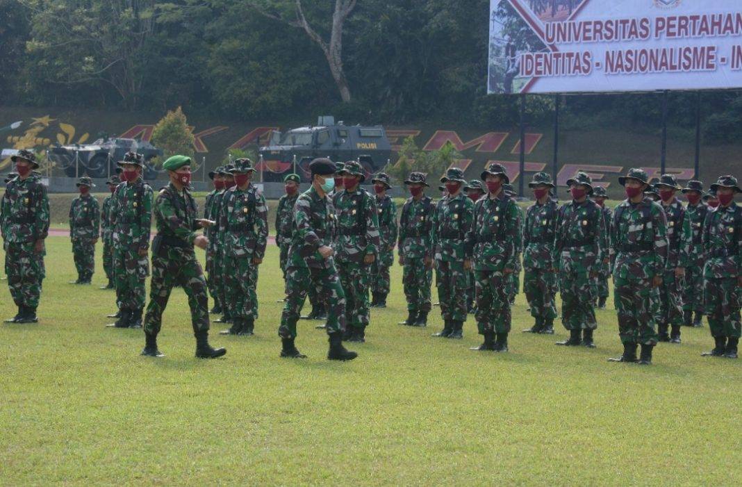 Rektor Unhan Tutup Pendidikan Diksarmil Kadet Mahasiswa S1 Unhan