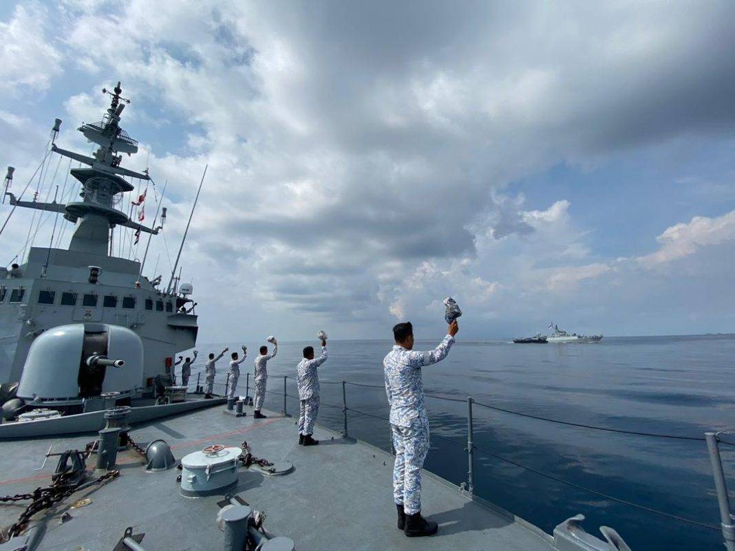 TNI AL dan Tentara Laut Diraja Malaysia Gelar Patroli Bersama