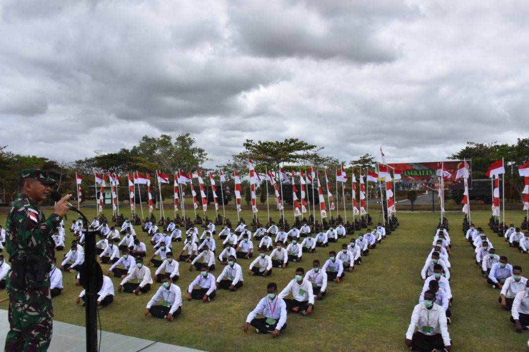 Danrem Merauke Bekali Wawasan Kebangsaan kepada Calon Bintara Prajurit Karier TNI AD