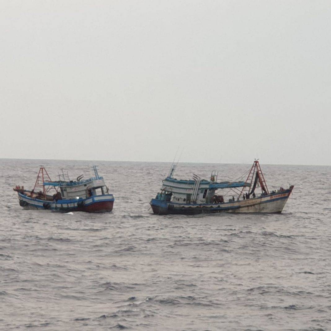 Kembali, Dua Kapal Ikan Vietnam Ditangkap di Laut Natuna Utara