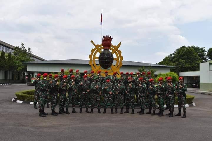 Siswa Dikspes Sarpal Pusdikpassus Perdalam Ranpur TNI AD di Bengpuspal Puspalad