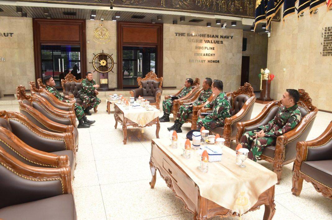 KSAL Terima Laporan Kenaikan Pangkat Tiga Pati TNI AL