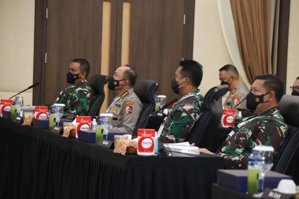 KSAL Hadiri Rapim TNI-Polri 2021
