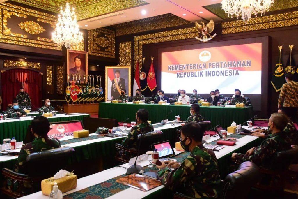 KSAU Hadiri Acara Entry Meeting Laporan Keuangan Kemhan dan TNI Tahun 2020