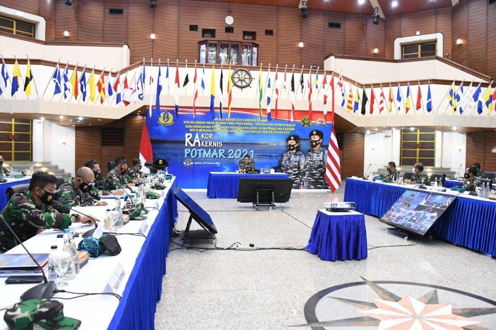 TNI AL Wujudkan Program   Percepatan Penanganan Covid-19