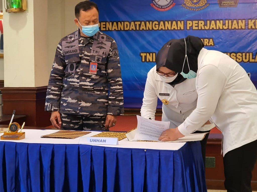 TNI AL Jalin Kerja Sama Dengan Unhan dan Uninssula