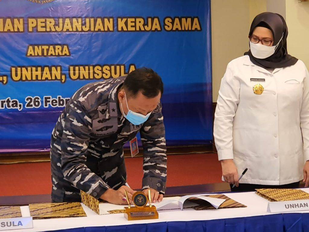 TNI AL Jalin Kerja Sama Dengan Unhan dan Uninssula