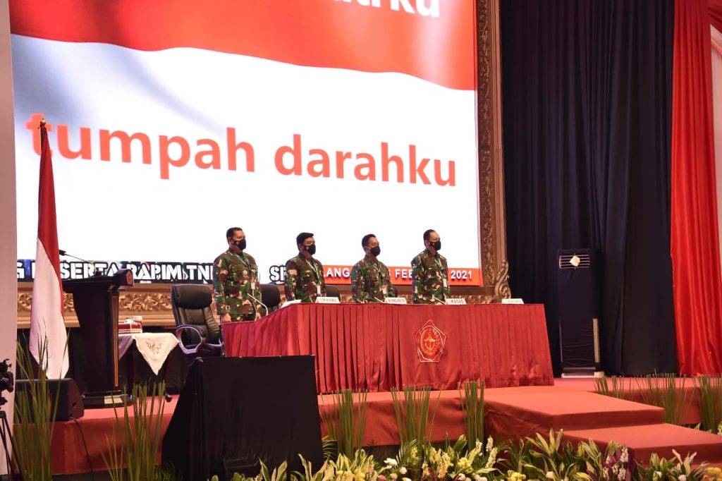 Panglima TNI Buka Rapat Pimpinan TNI 2021