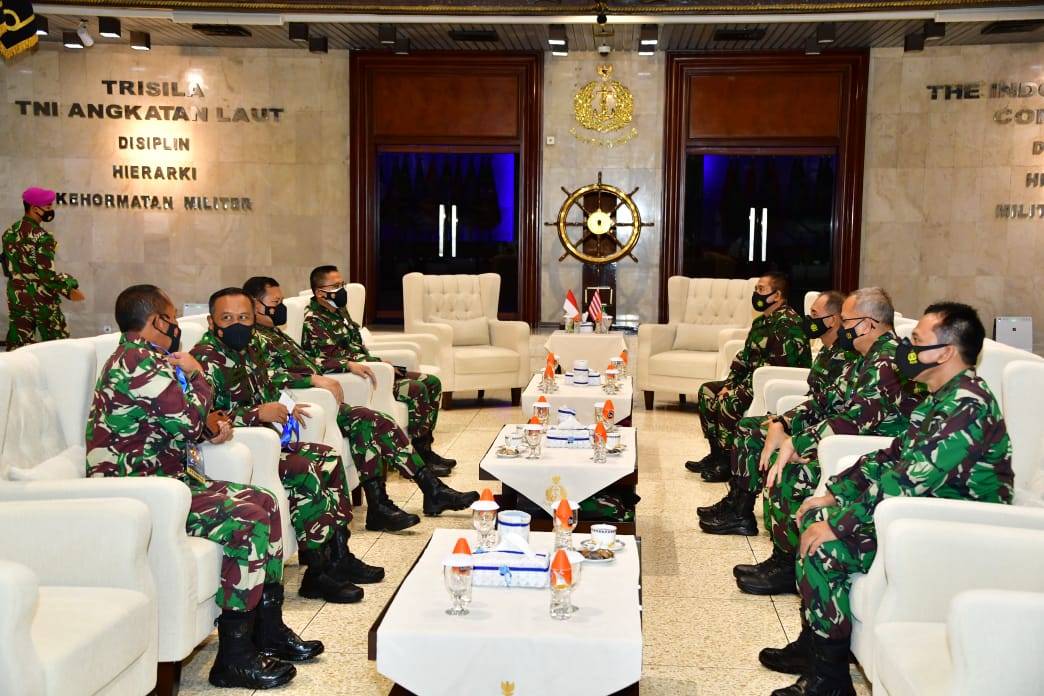 KSAL Terima Laporan Kenaikan Pangkat Empat Pati TNI AL