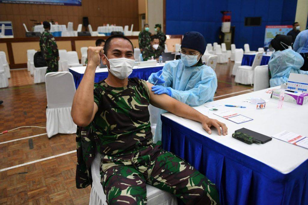 Vaksinasi Covid-19 Bangkitkan Kepercayaan Diri  Prajurit TNI AL