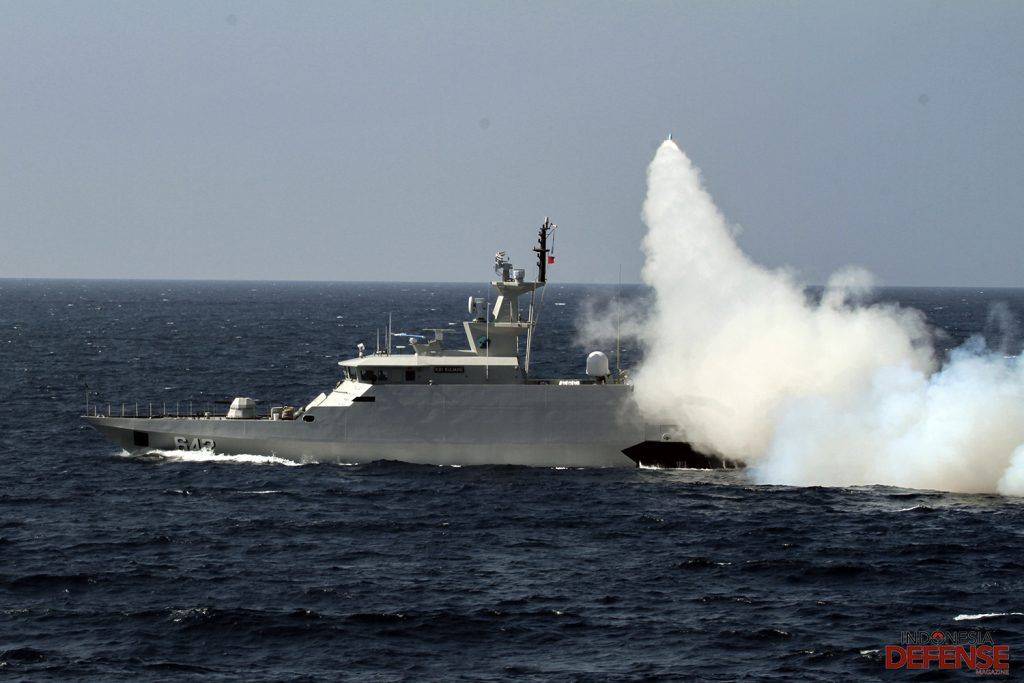 KSAL Saksikan Peluncuran Rudal C-705 Di Laut Natuna
