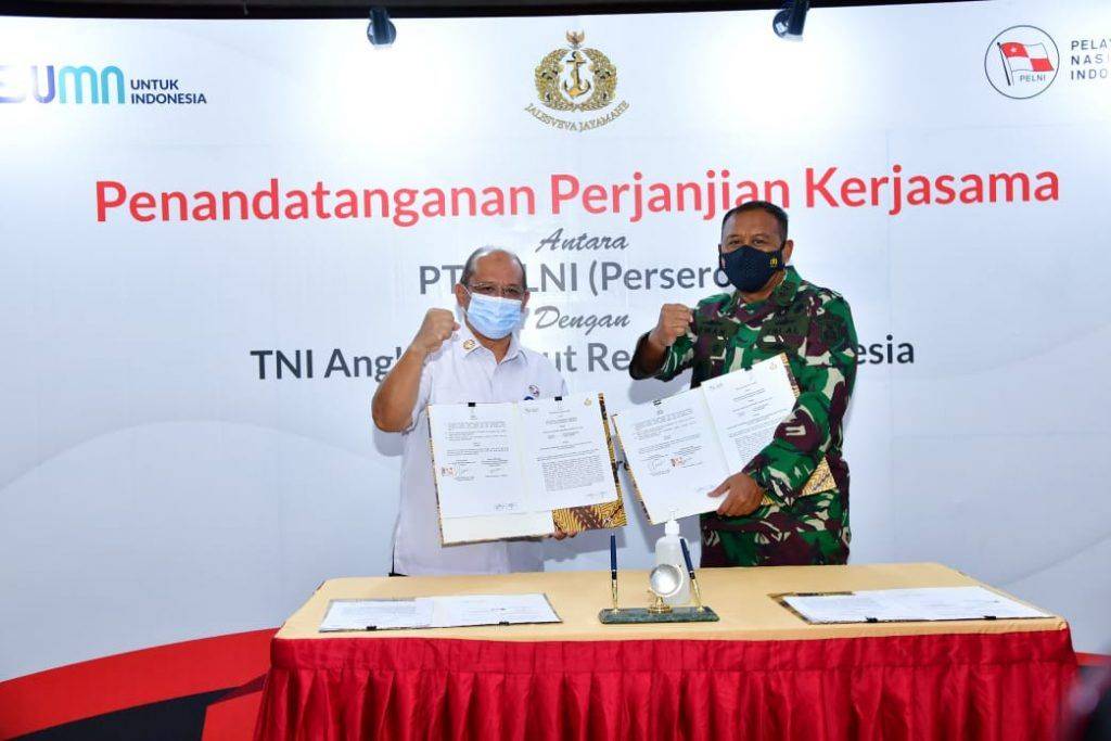 TNI AL Jalin Kerjasama Dengan PT. Pelni Persero