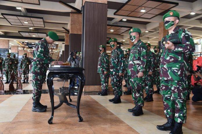 KSAD Rotasi Sejumlah Pejabat Utama TNI AD