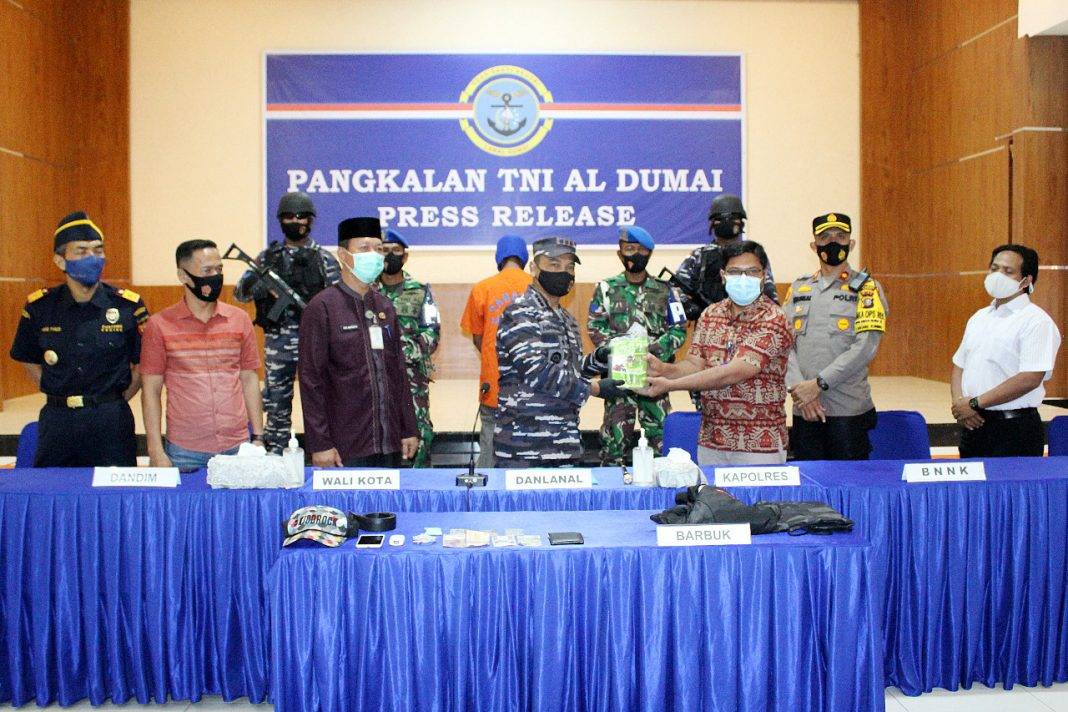 TNI AL Gagalkan Penyelundupan Narkoba Dari Malaysia
