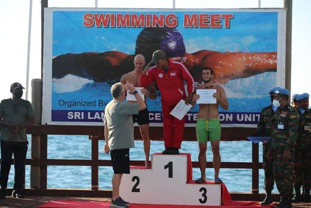 Satgas Indo FPC XXVI-M2 Raih Juara Umum UNIFIL HQ Swimming Competition 2021