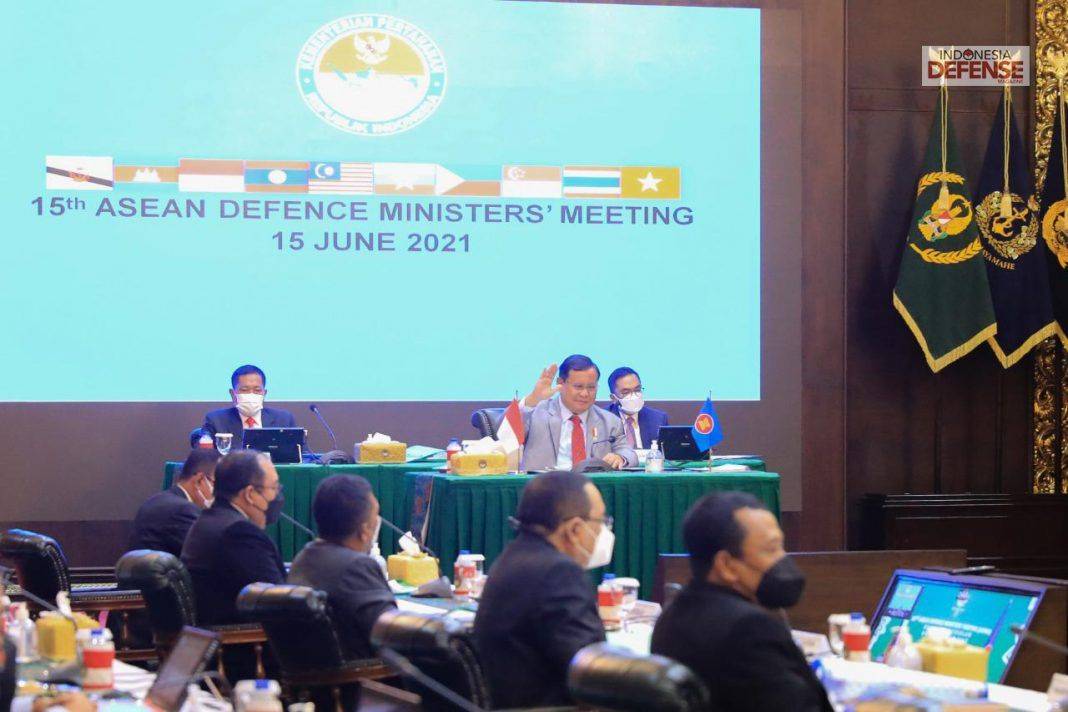Menhan Prabowo Ikuti ASEAN Defense Minister Meeting 2021