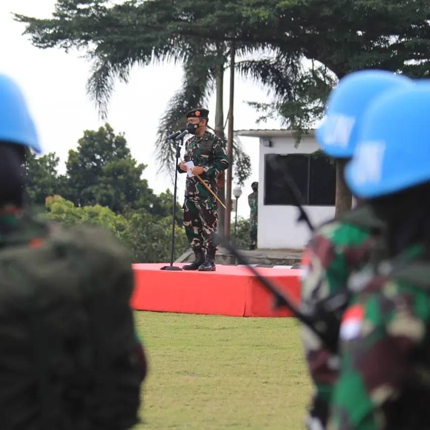 Komandan PMPP TNI Buka Latihan Pra Tugas Satgas BGC Kontingen Garuda