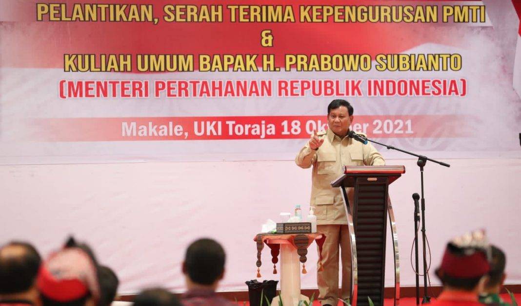 Menhan Prabowo, Pelantikan Perhimpunan Masyarakat Toraja Indonesia