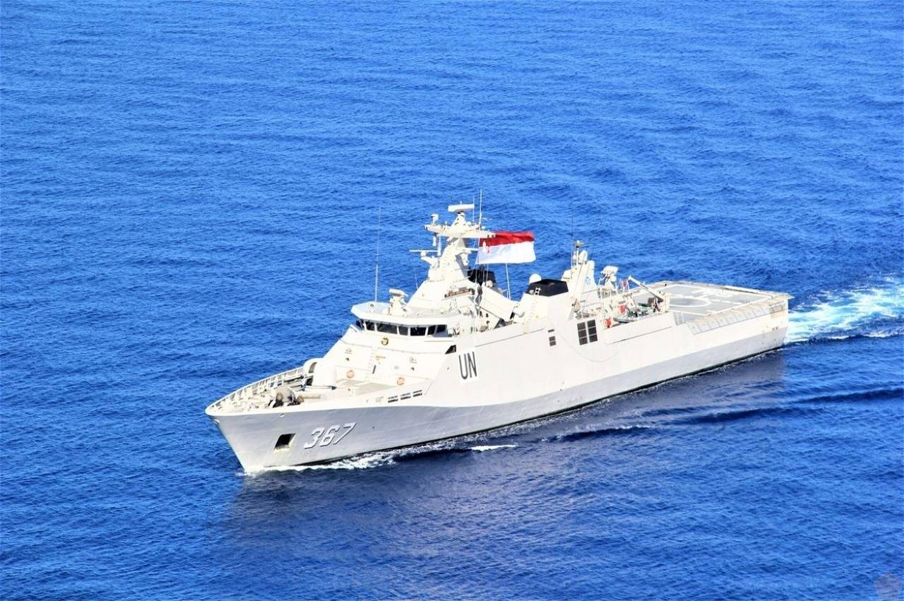 Kri Iskandar Muda 367 Latihan Bersama Di Laut Mediterania