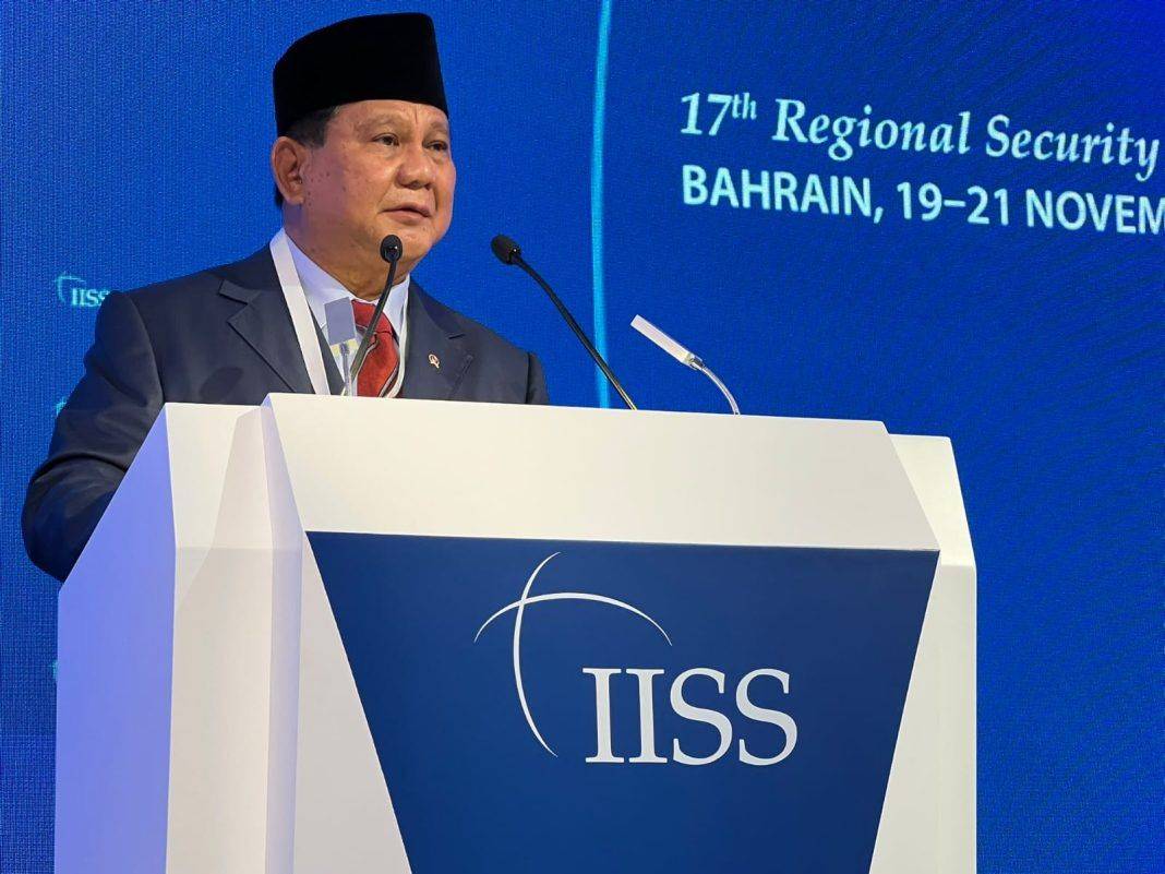 Sishankamrata Digaungkan Menhan Prabowo Pada Pertemuan IISS Regional Security Summit
