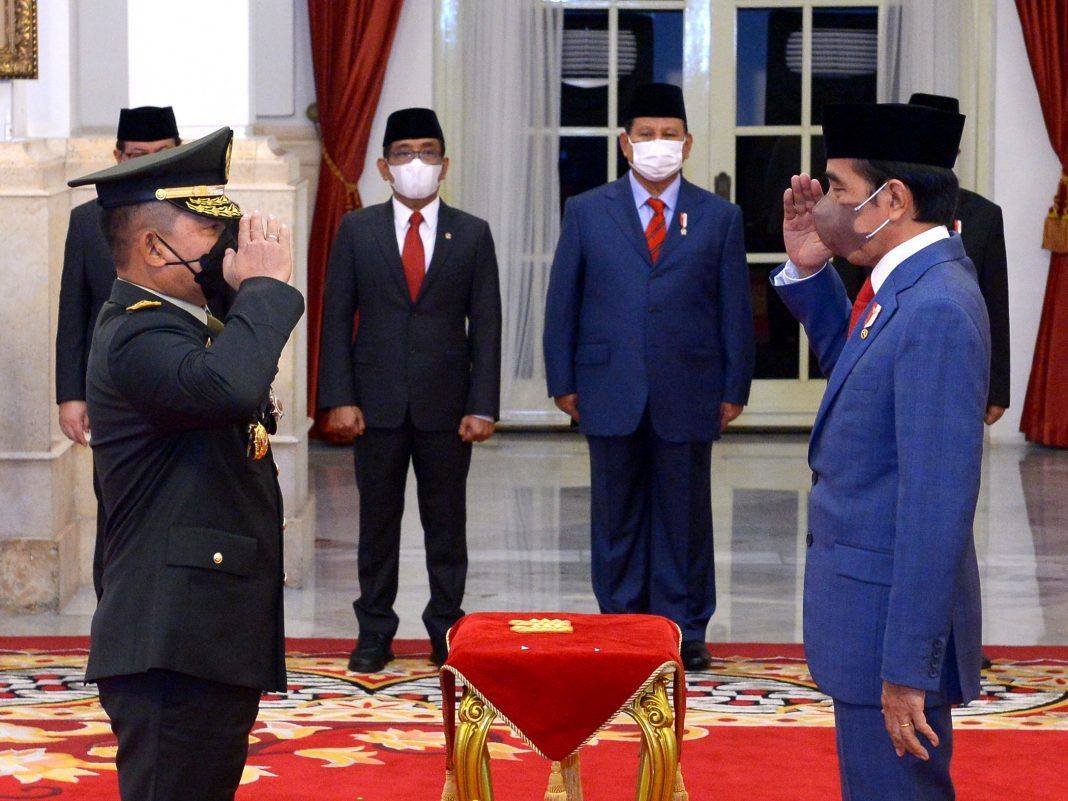 Dudung Resmi Jabat KSAD Usai Dilantik Jokowi