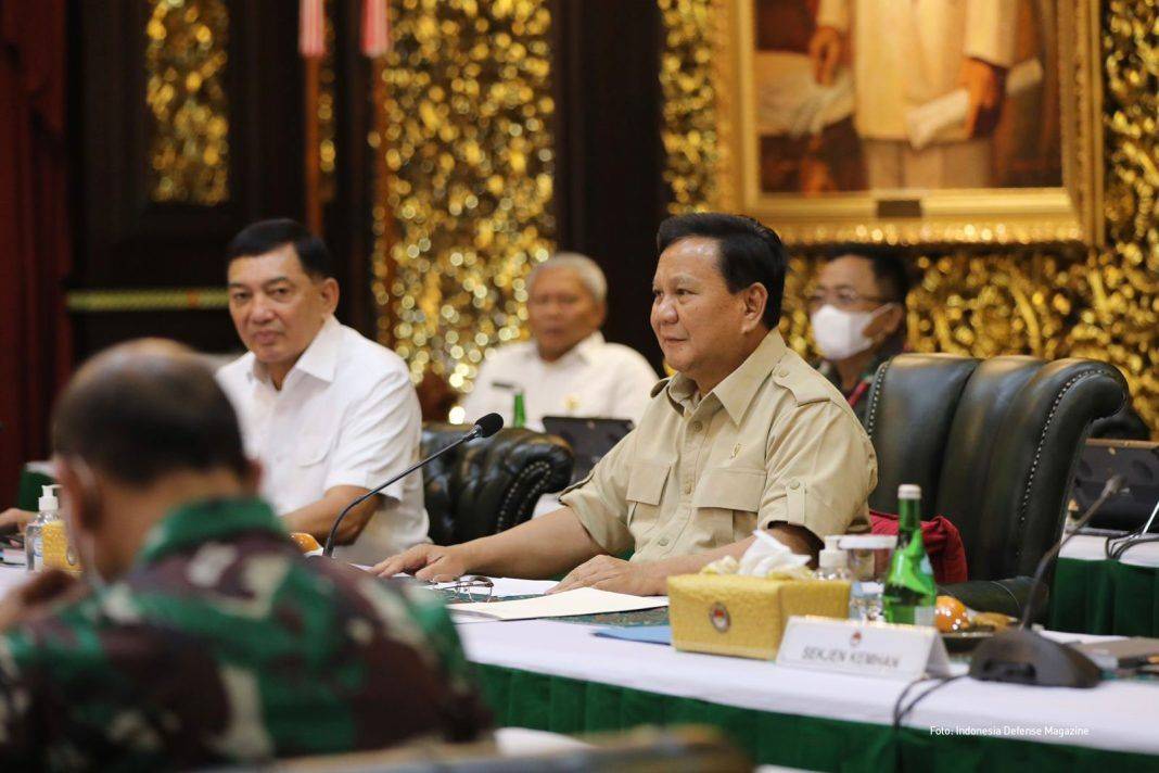 Menhan Prabowo Pimpin Pembahasan Penyusunan Dokumen Strategi Pertahanan Negara