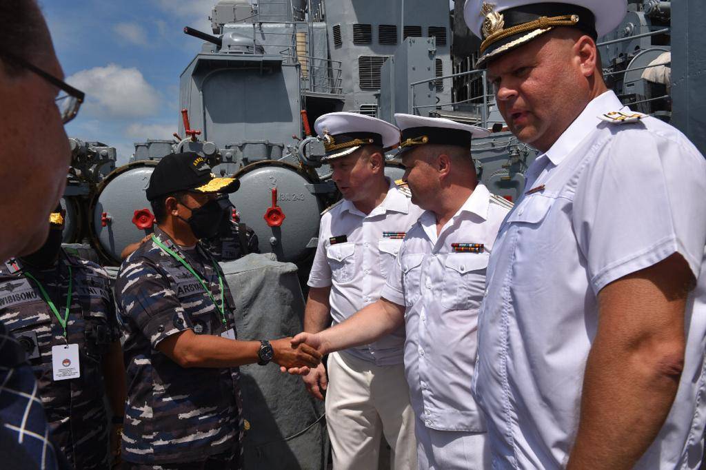 TNI AL Sambut Russian Navy Jelang Latihan Gabungan Bersama Negara ASEAN