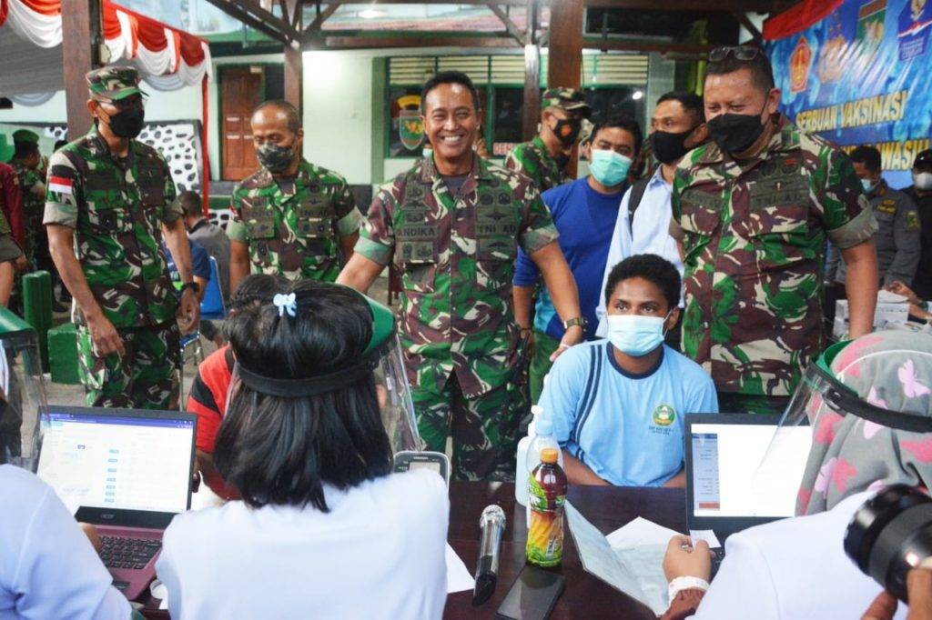Panglima TNI Jenderal Andika Kunjungan Kerja ke Bumi Cenderawasih