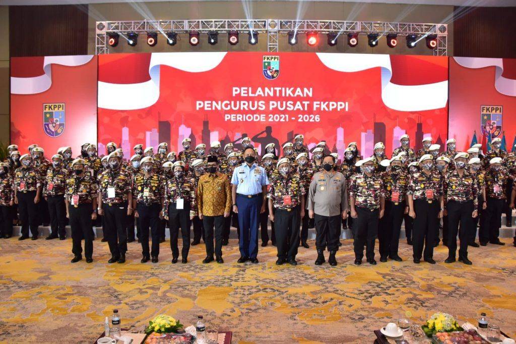 Wakili Panglima TNI, KSAU Lantik dan Kukuhkan Pengurus Pusat FKPPI