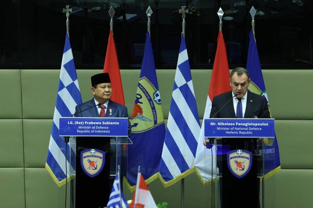 Lawatan Menhan Prabowo ke Yunani, Bahas Kerja Sama Sektor Pertahanan