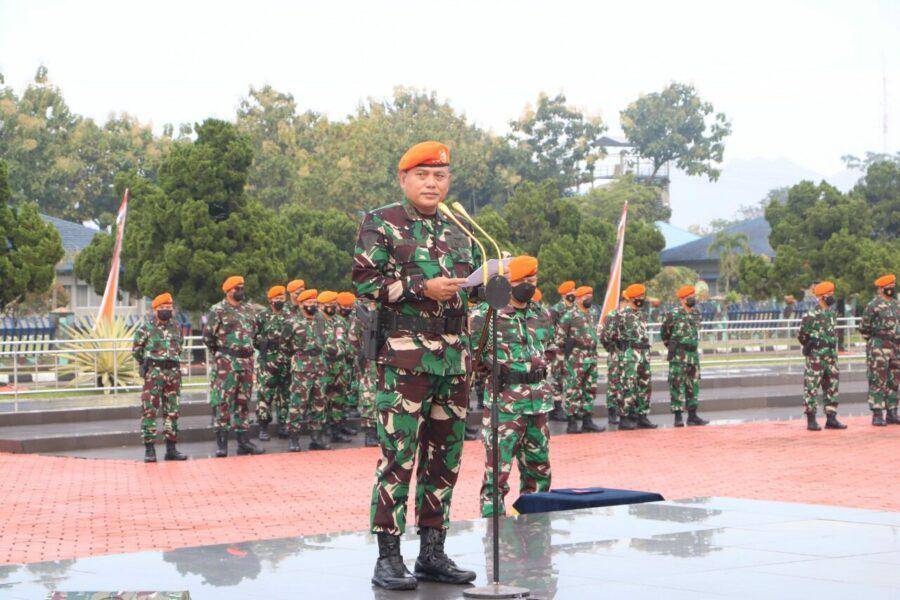 Dankopasgat Pimpin Upacara Pelantikan Kenaikan Pangkat 28 Prajurit