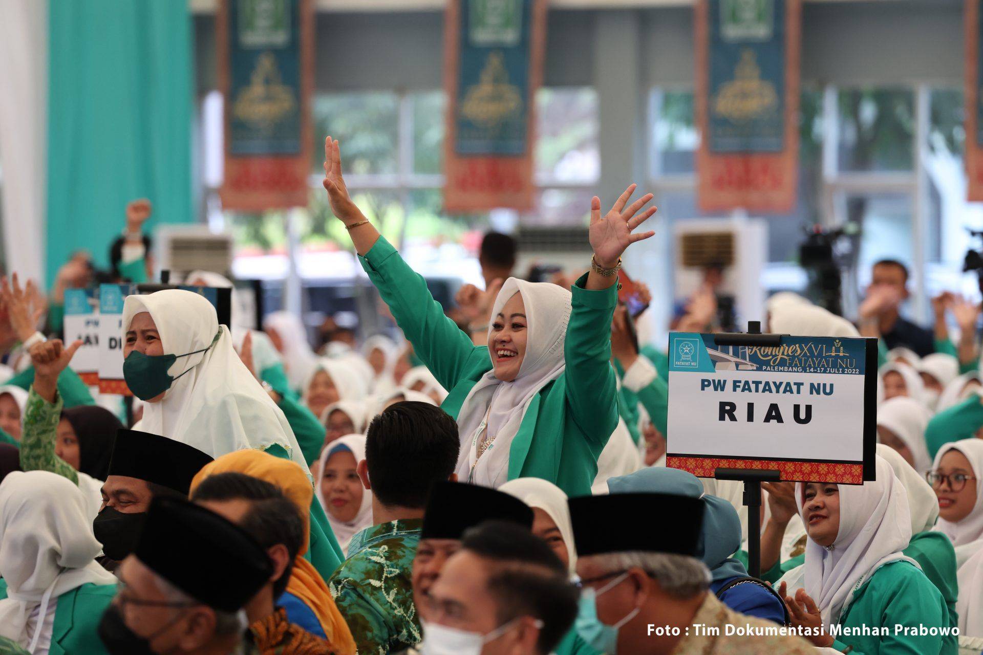 Buka Kongres Fatayat Nu Menhan Prabowo Ingatkan Pentingnya Peran