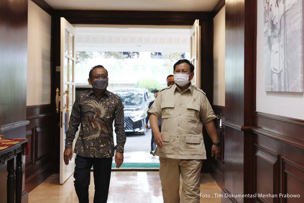 Bahas Krisis Global, Mensesneg Temui Menhan Prabowo