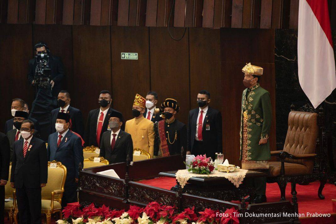 Hadiri Sidang Tahunan MPR-DPR RI, Menhan Prabowo Berpesan Untuk Terus Rukun