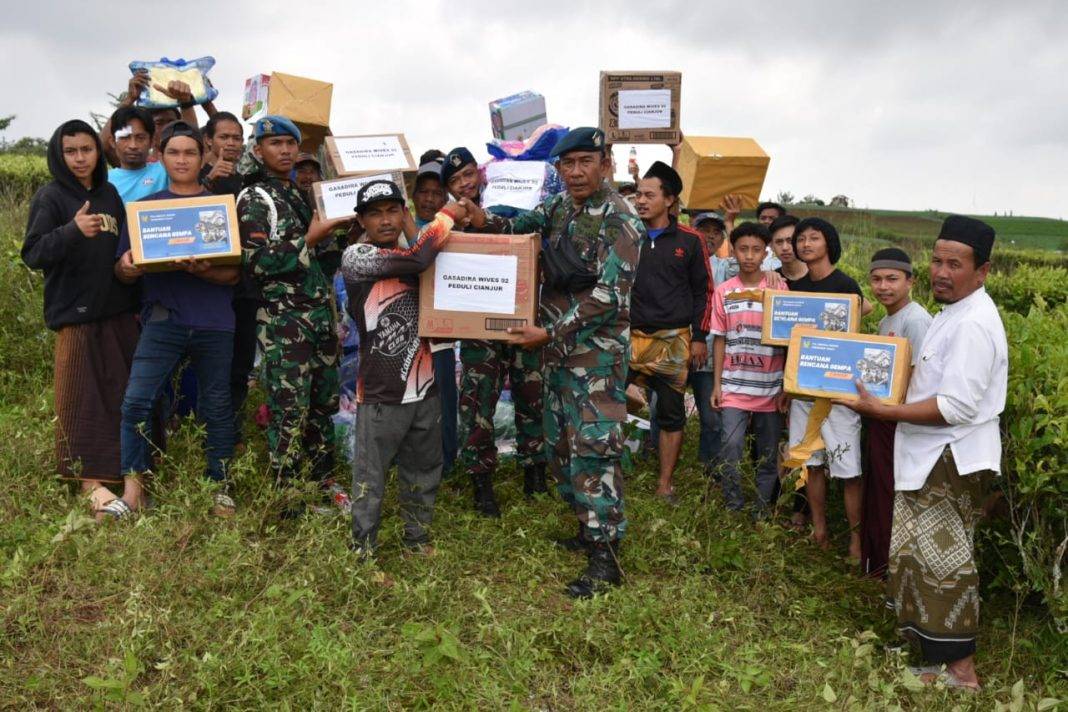 Derap Langkah Satgasduk Operasi Murai Sakti-22 TNI AU Bantu Korban Gempa Cianjur