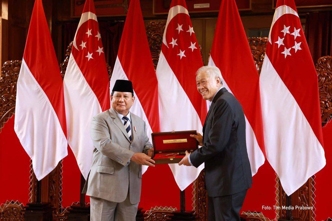 Ikut Serta Indo Defence 2022, Menteri Pertahanan Singapura Datangi Menhan Prabowo