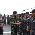 KRI Diponegoro-365 Tiba di Surabaya