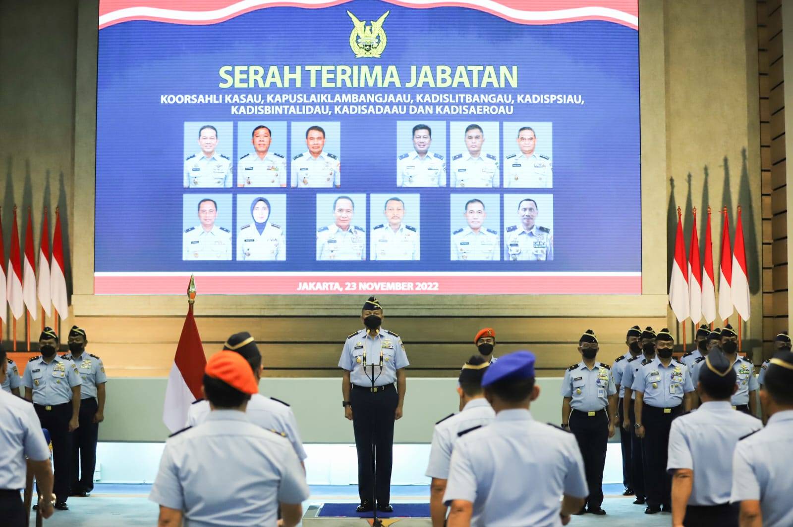 Rotasi Jabatan, KSAU Pimpin Sertijab Tujuh Jabatan Strategis TNI AU ...