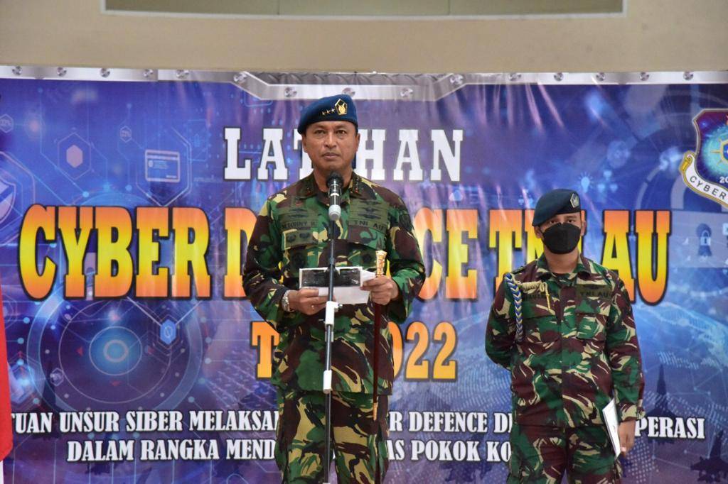 Latihan Cyber Defence TNI AU