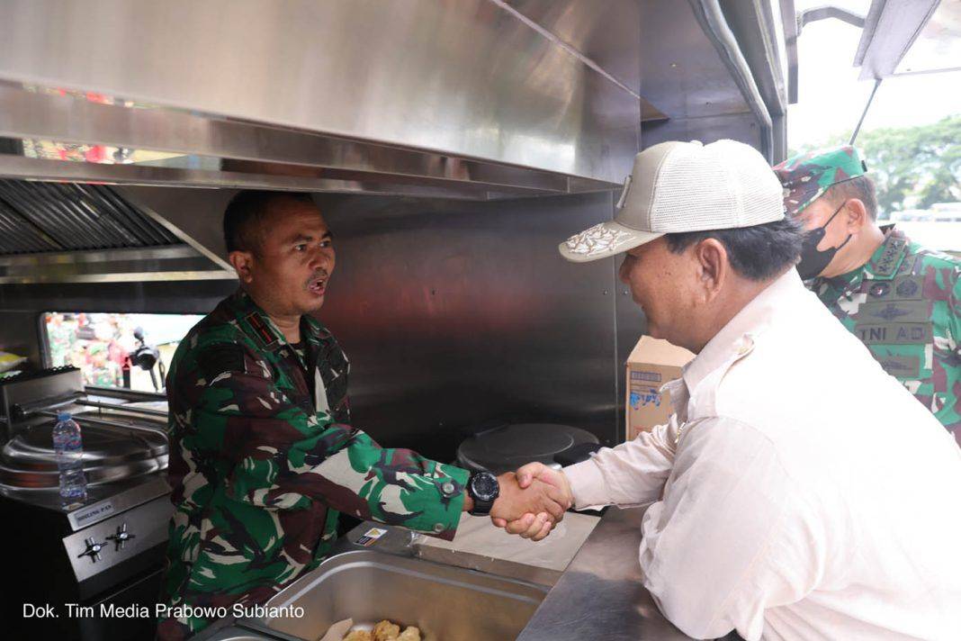 Menhan Prabowo Apresiasi Gerak Cepat TNI