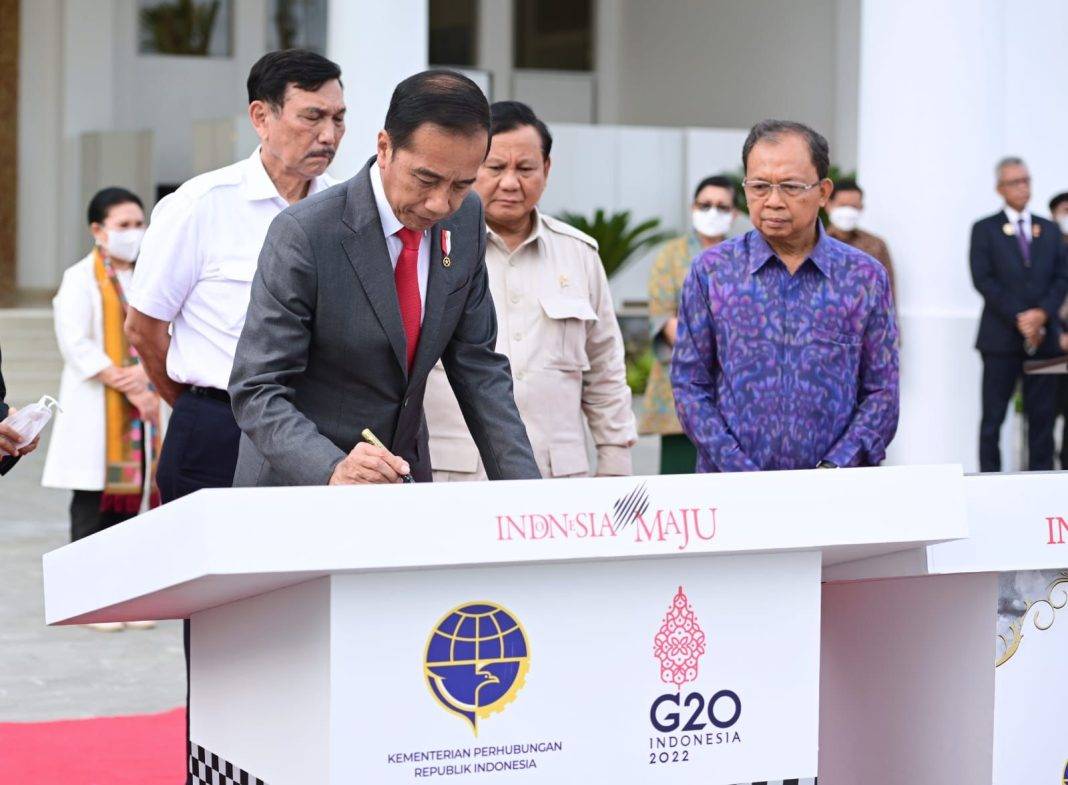 Menhan Prabowo Hadiri Peresmian Empat Infrastruktur di Provinsi Bali