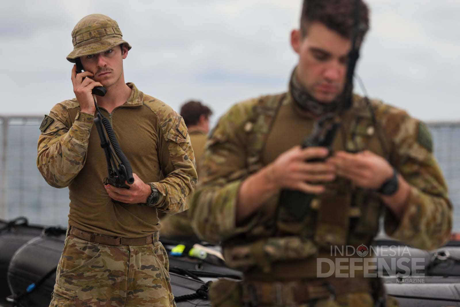 Pasukan Australia Defense Force (ADF) Tiba di KRI Banjarmasin