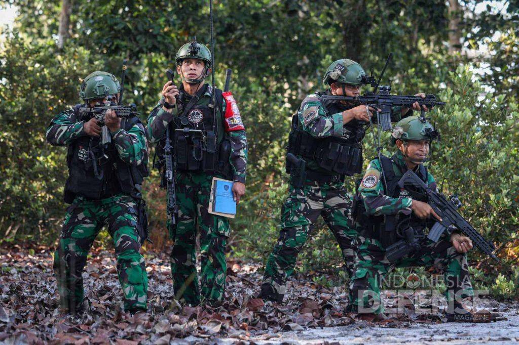 Personel Denmatra 2 Kopasgat TNI AU Ikuti Latma Ausindo AAJEX 2022