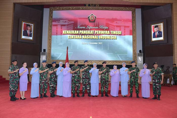 Sepuluh Pati TNI AU Naik Pangkat