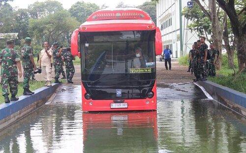 TNI AD Akan Gunakan Bus Listrik Hasil Uji Coba Dislitbangad