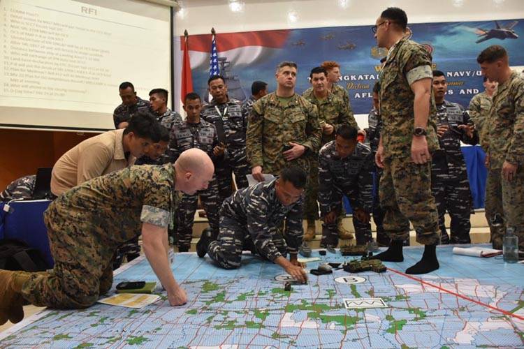 Pemantapan Strategi Sea Phase Latma Carat, TNI AL-US NAVY Laksanakan TFG